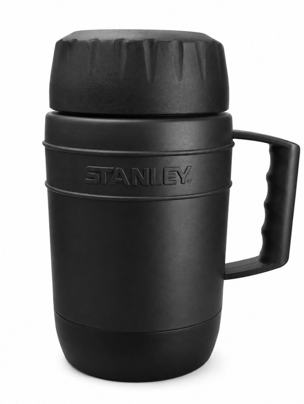 Stanley Classic Vacuum Food Jar 17 oz / 0.5L Black Insulated Thermos with Handle